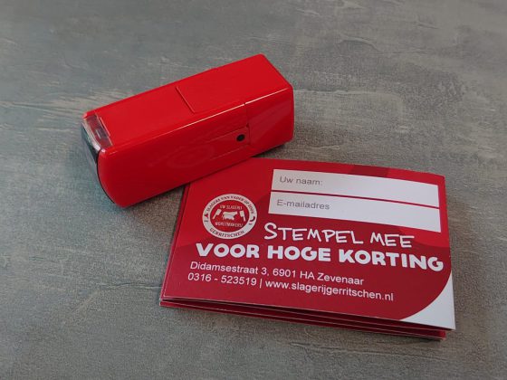 stempelkaart loyaliteitsprogramma