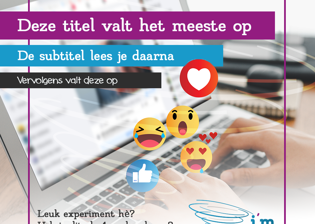 social media berichten