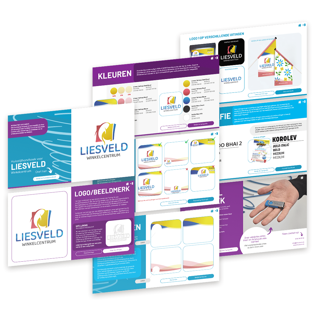 Brandbook of huisstijlhandboek bij logo ontwerp en huistijl ontwikkeling