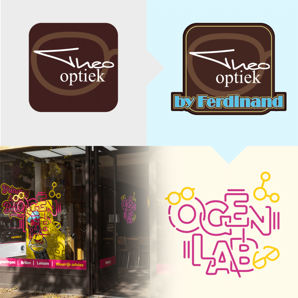 nieuwe branding na overname met logo restyle en huisstijl
